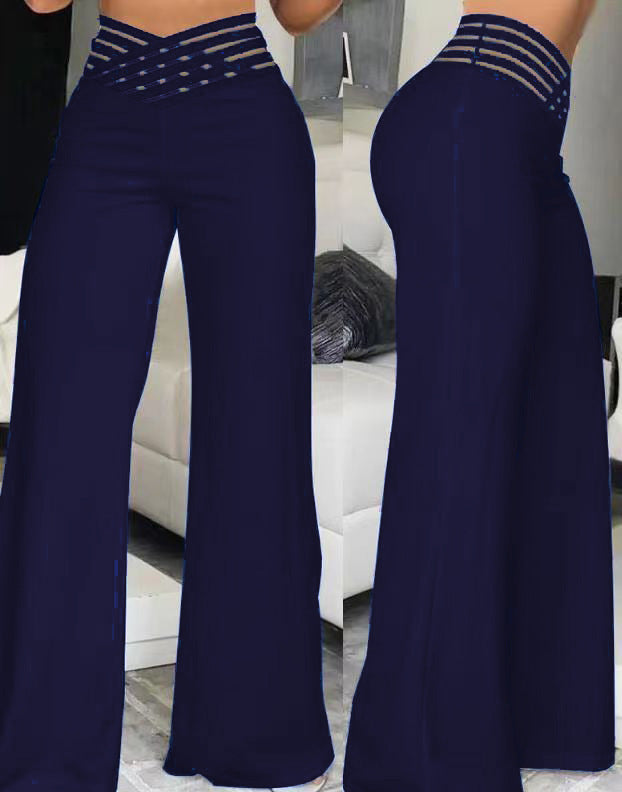 High-waisted palazzo pants for women Lune London