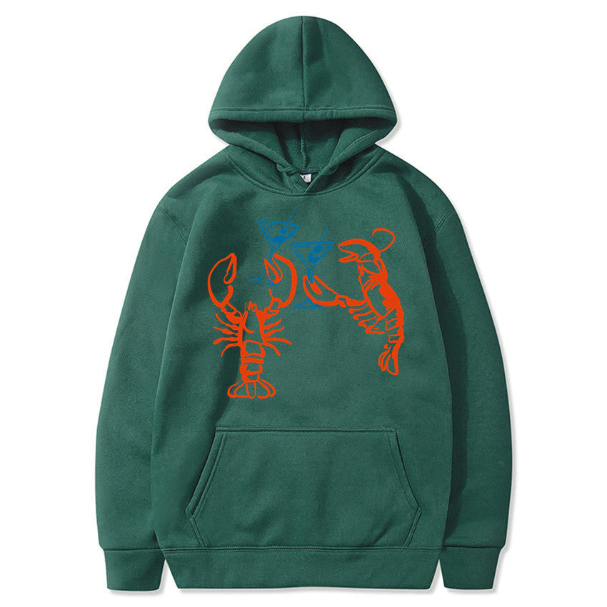Sweat à capuche pour femmes avec motif de homard turbulente Chic & Stil