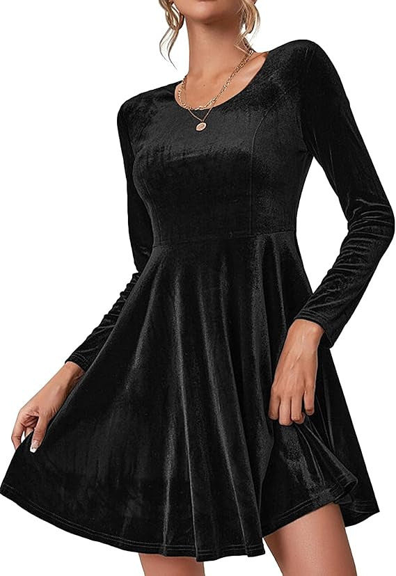 Women Velvet Dress Lune London