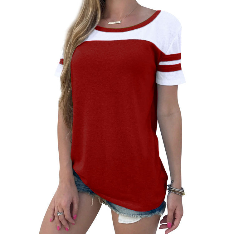 Sports T-shirt for women with a modern block and a relaxed fit Lune London
