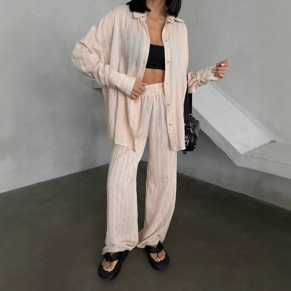 Lune London Women's Casual Shirt and Pant Set