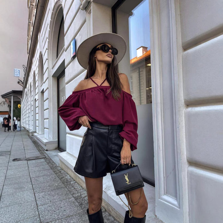 Ladies Off-Shoulder Statement Blouse Lune London
