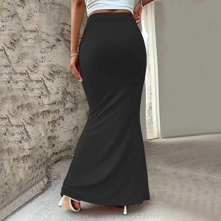 Jupe à traîne pour femmes avec taille haute et coupe ajustée Chic & Stil