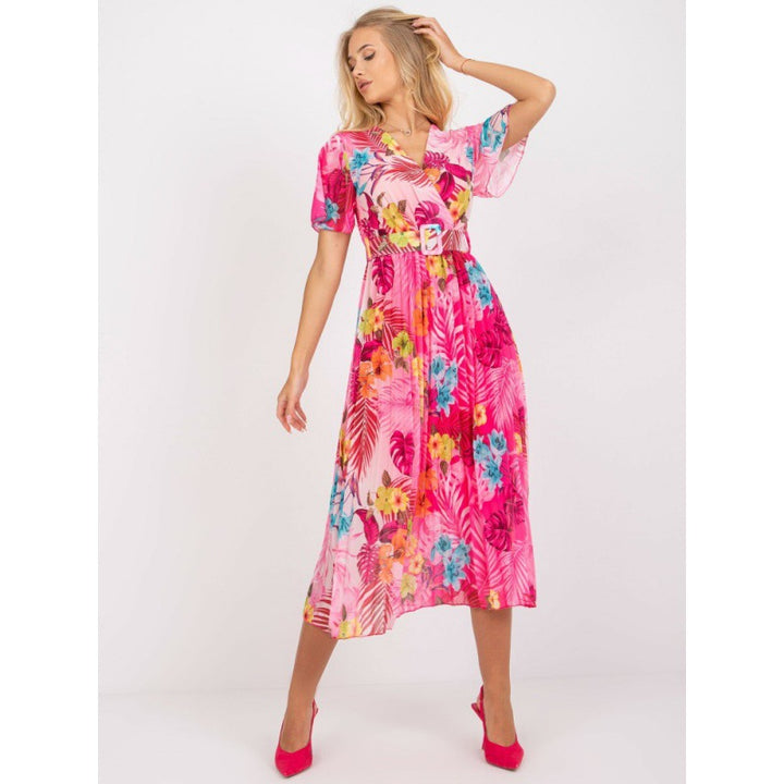 Lune London women’s floral maxi wrap dress