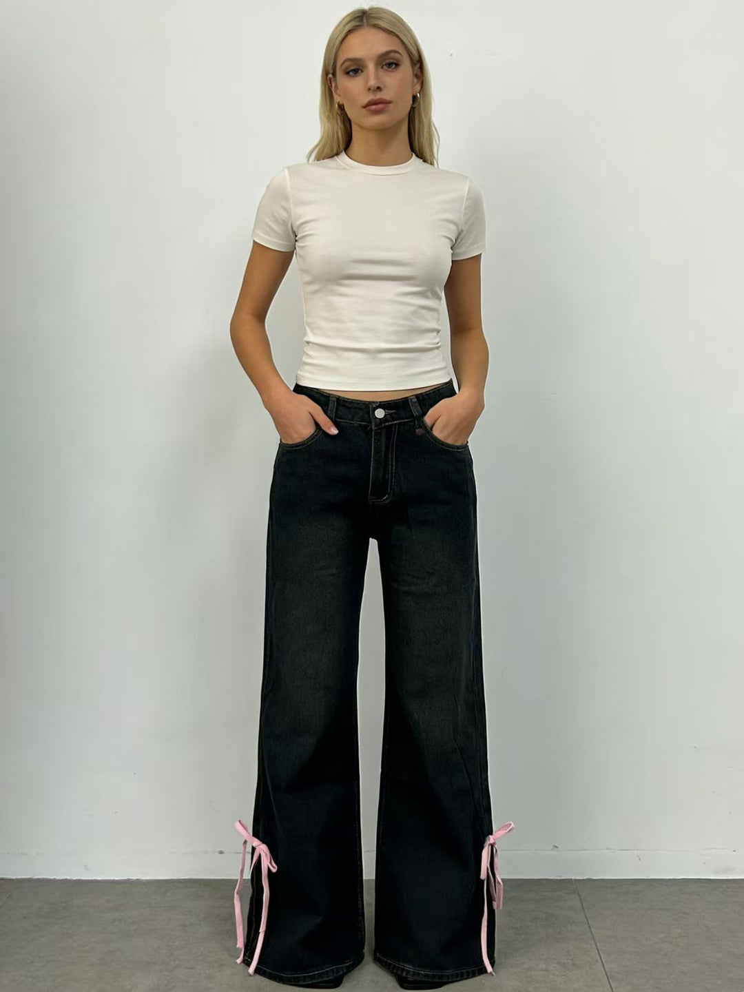 Women High quality versatile jeans pants Lune London