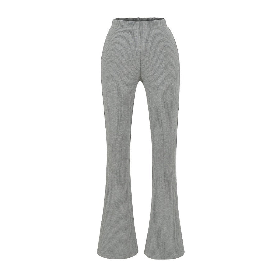 Elegant flared pants for women in high-quality elastic stretch material with high waist Lune London
