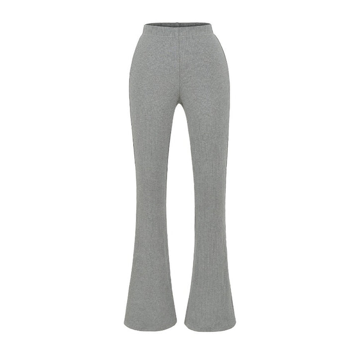Elegant flared pants for women in high-quality elastic stretch material with high waist Lune London