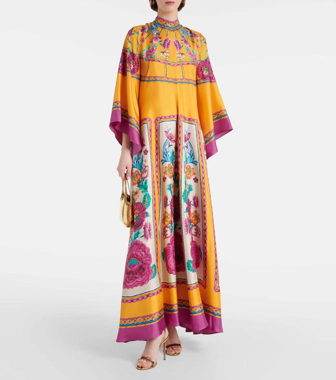 Lune London | Printed Three-Quarter Sleeve Dress
