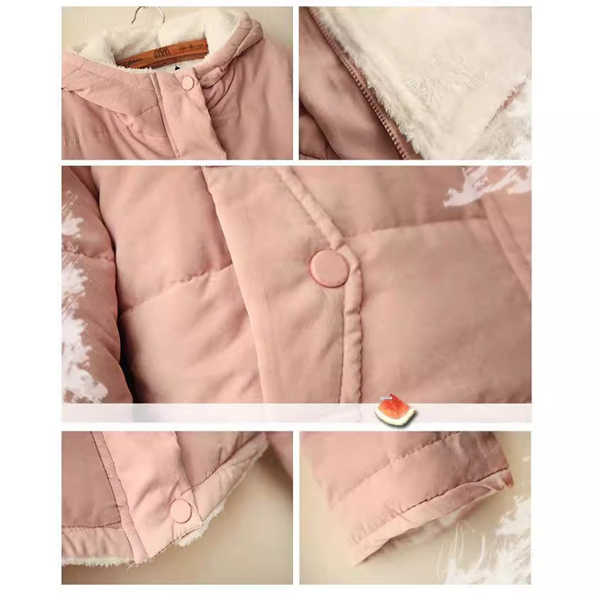 Ladies quilted hooded jacket with cozy lining and practical pockets Lune London