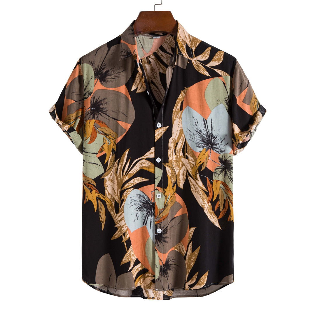 Short sleeve shirt for men with floral pattern Lune London