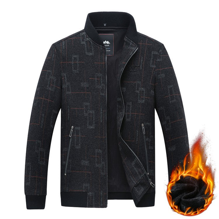 Modern quilted jacket for men with particularly warm inner lining Lune London