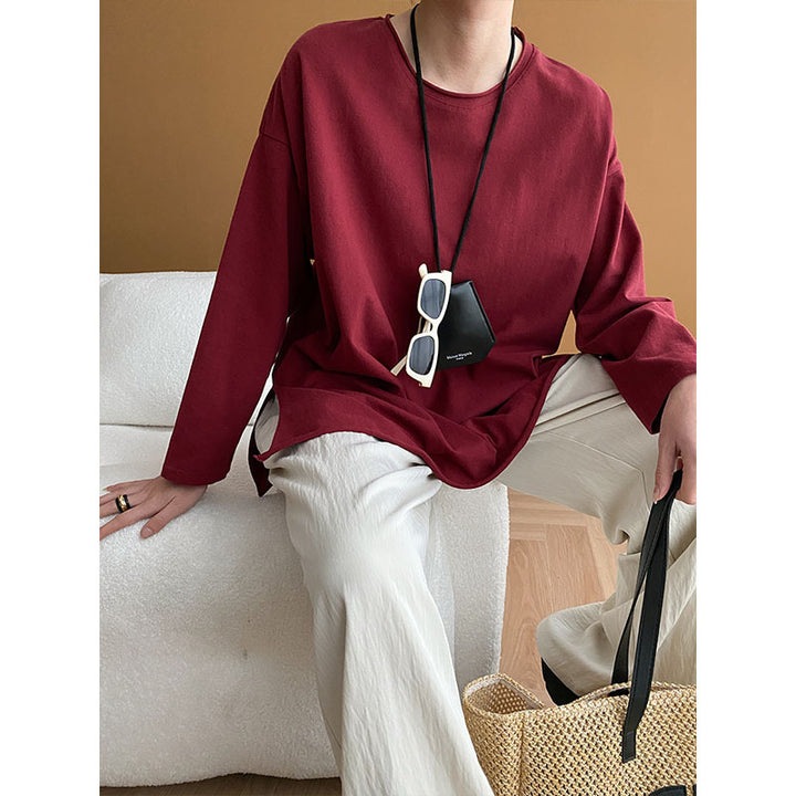 Women's casual long sleeve shirt with a loose fit Chic & Stil