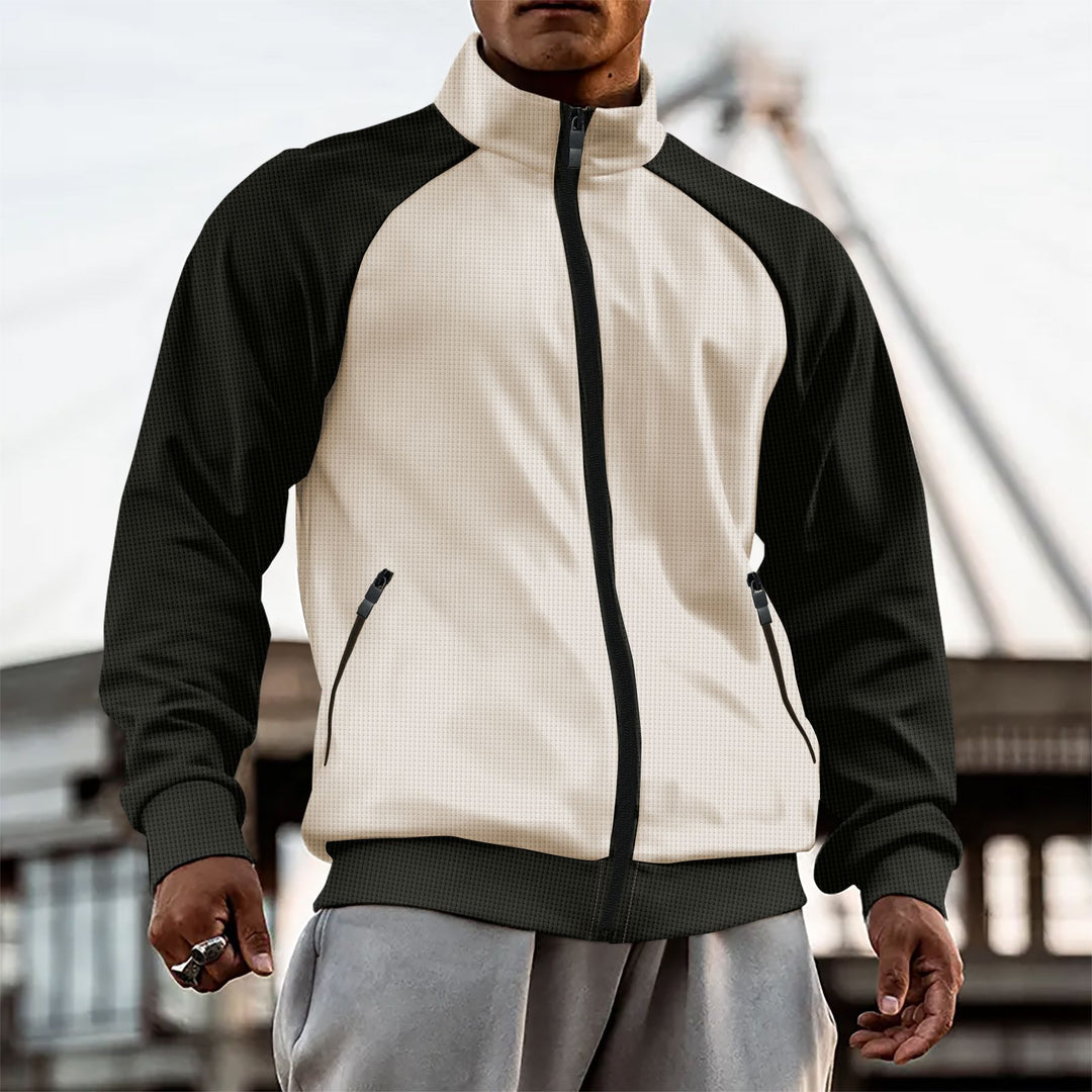 Men's sports jacket with functional pockets and high collar Lune London