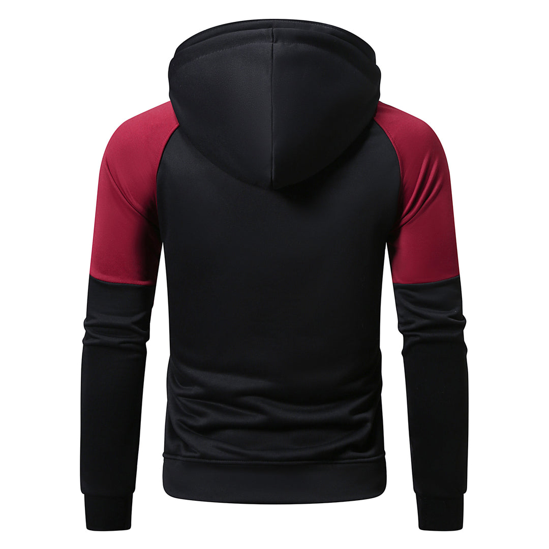 Sporty hoodie for men with a unique color block design Lune London
