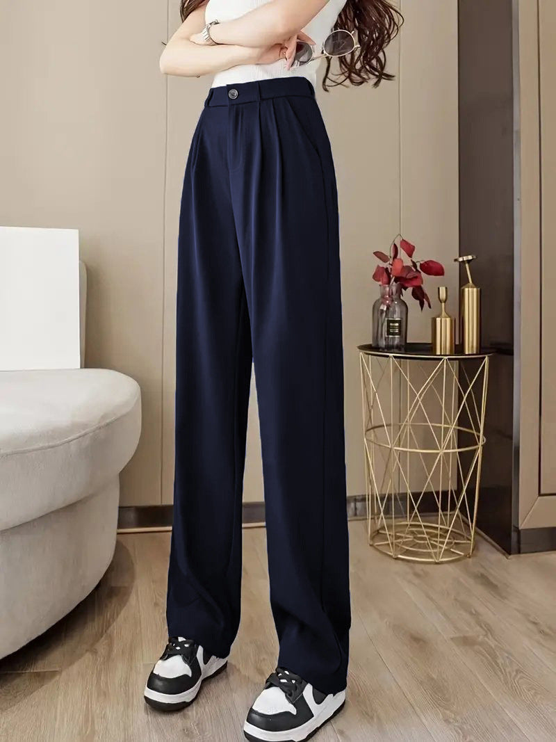 Lune London | Women's wide high-waisted trousers
