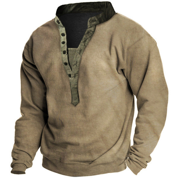Long sleeve shirt for men with elegant button closure and practical chest pocket Lune London