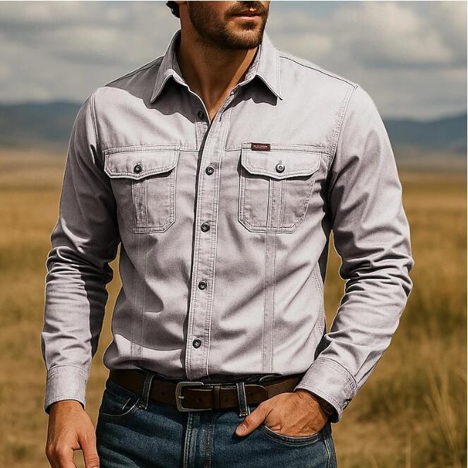 Lune London | Men's Outdoor Shirt with Chest Pockets and Button Placket
