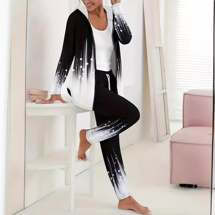 Lune London women's sports leisure set with modern gradient color details