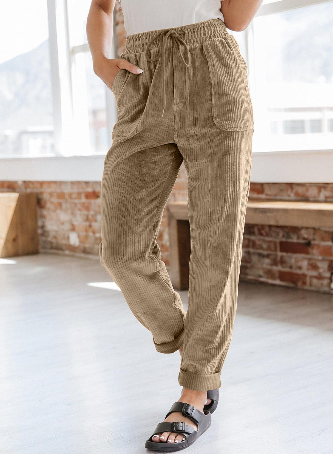 Women Relaxed Pleated Lounge Pants Lune London