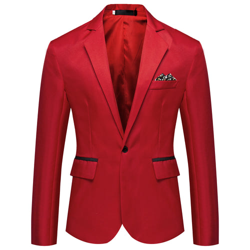 Elegant and modern suit jacket for men with satin finish Lune London