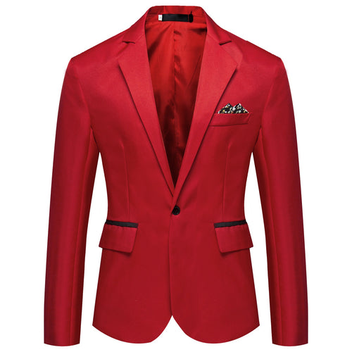 Men's Fashionable and Elegant Suit Jacket with Satin Finish Lune London