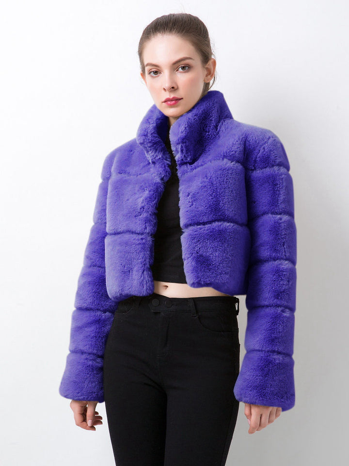 Short Faux Fur Jacket for Women Lune London