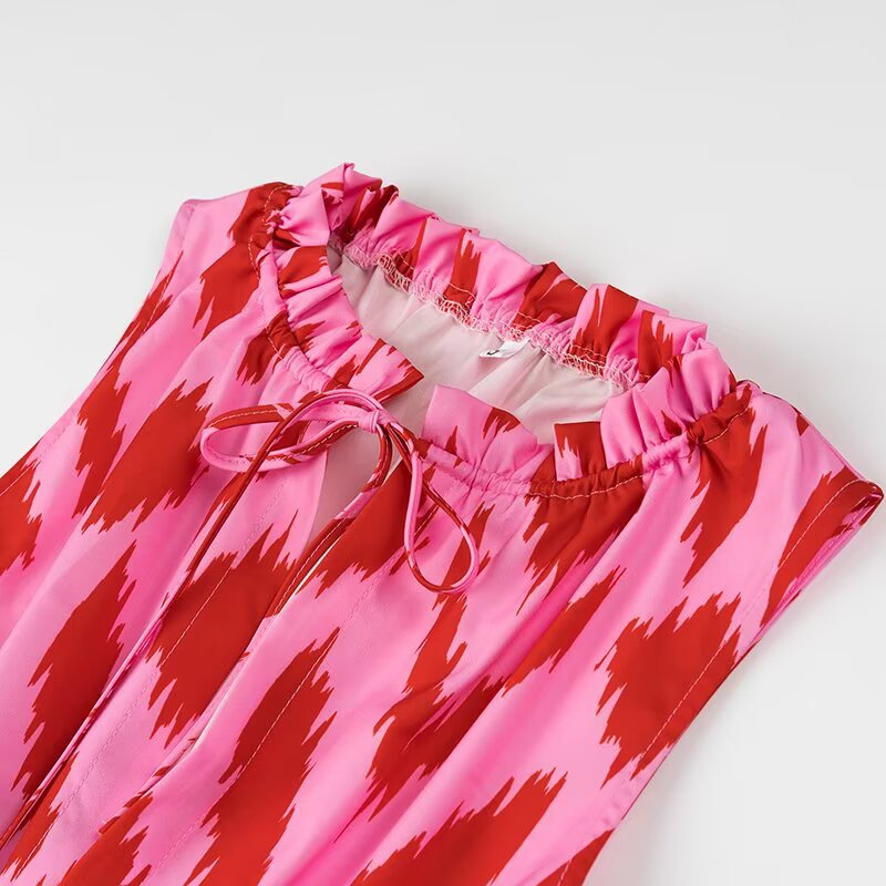 Maxi dress for women with colorful pattern and relaxed fit Lune London