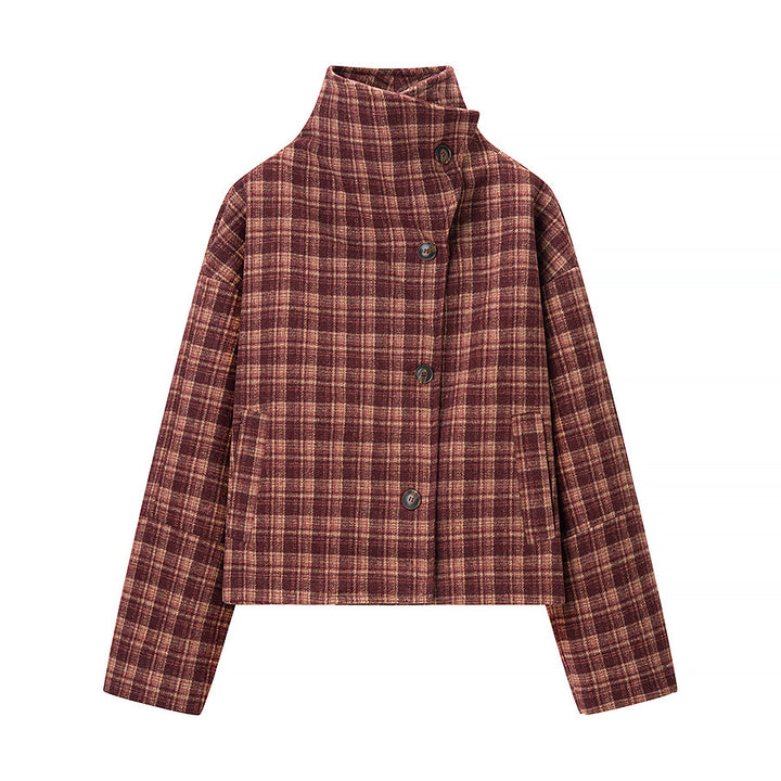 Veste check stylée pour femmes en coupe oversize tendance Chic & Stil