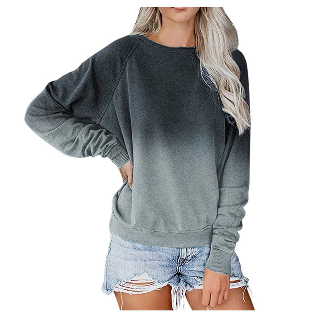 Lune London Women's Casual Ombre Sweatshirt