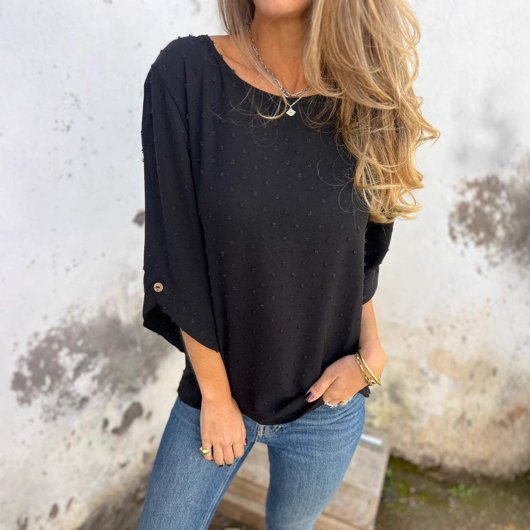 Women Loose Top with Stylish Details Lune London
