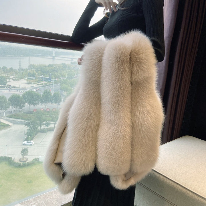 Women's faux fur gilet luxuriously soft Lune London