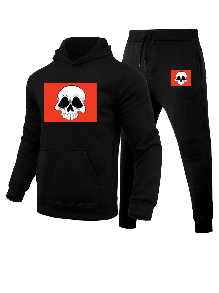 Women's hoodie and jogger pant set with a creative skull design Lune London