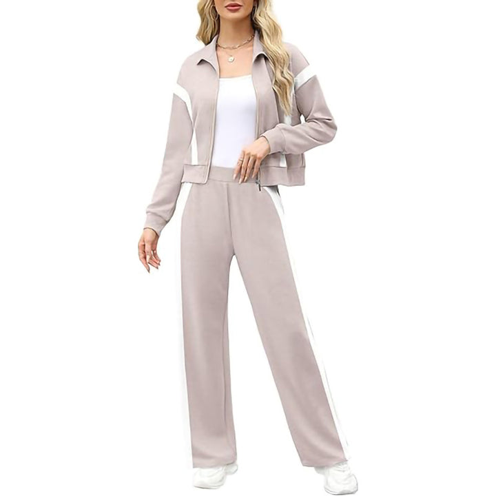 Sports leisure set for women with trendy zipper Lune London