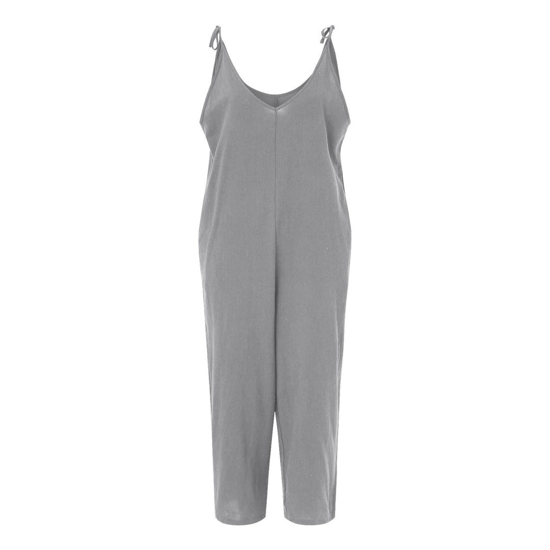 Ladies Leisure Spaghetti Strap Overall Lune London