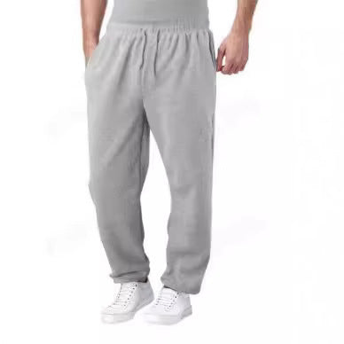 Comfortable men's jogger pants with elastic waistband and side pockets Lune London