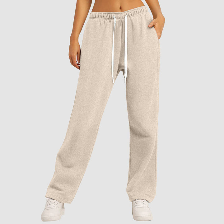 Lune London High Waist Casual Jogging Pants for Ladies with Drawstring