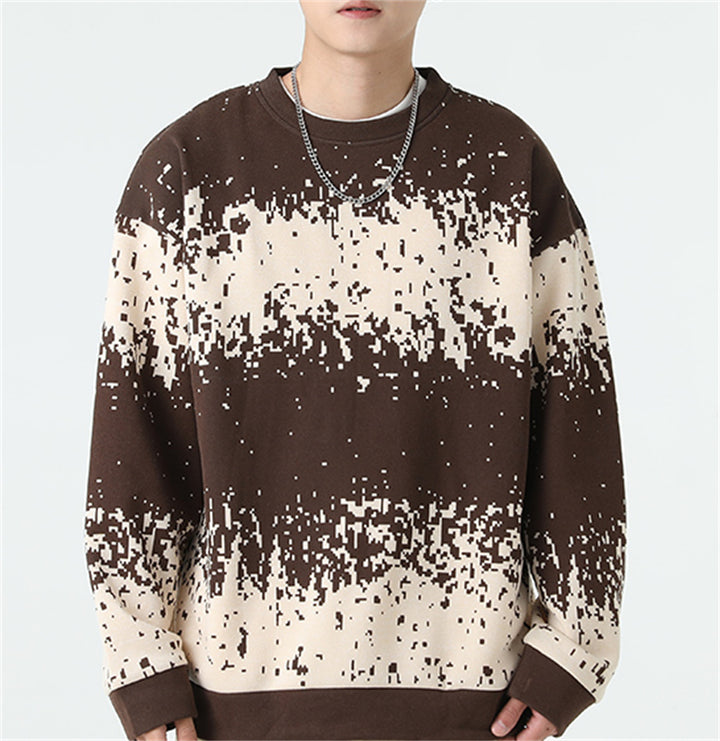 Men's sweatshirt with modern digital print Lune London