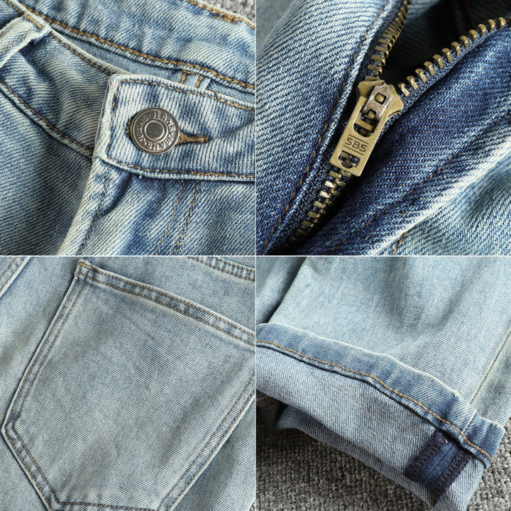 Authentic Vintage Look Women’s Slim-Fit Jeans with High Waist Lune London