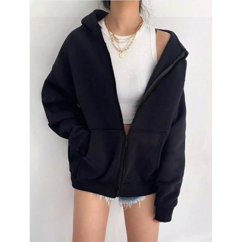 Oversized zip-up jacket for women Lune London