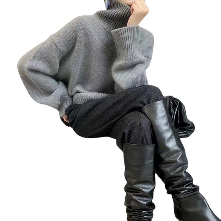 Gros Pull Col Roulé pour Femmes avec Tricot Doux Chic & Stil