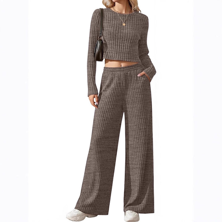 Ensemble en tricot élégant et décontracté pour femmes avec coupe ample Chic & Stil