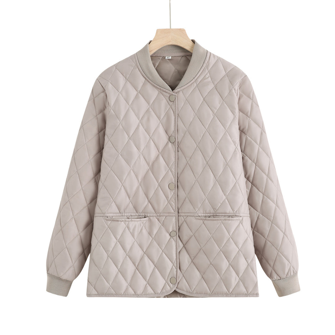 Quilted transition jacket for women with practical pockets and modern cut Lune London