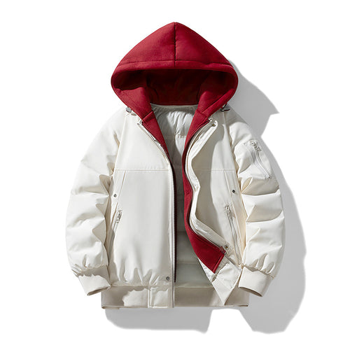 Women's quilted transitional jacket with removable hood lining Lune London