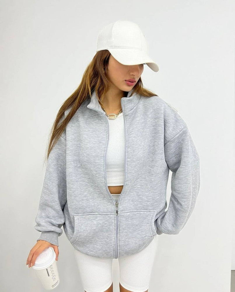 Oversized hoodie for women in soft material Lune London