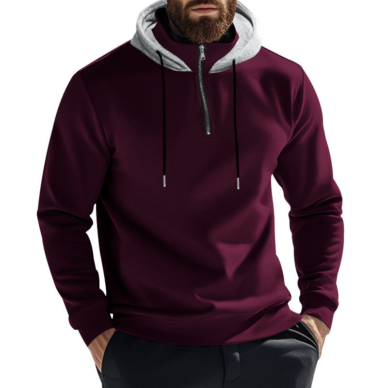 Men's hoodie with modern zipper and stylish cut Lune London