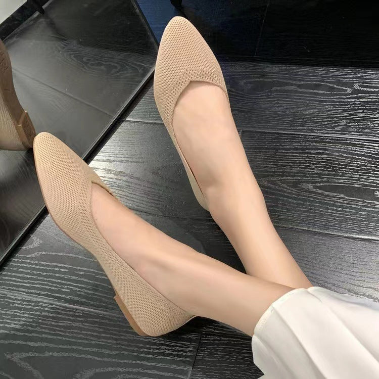 Women's Elegant and Breathable Ballet Flats with Flexible Footbed Lune London
