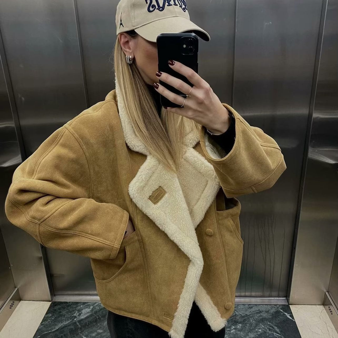 Oversized wool coat for women Lune London