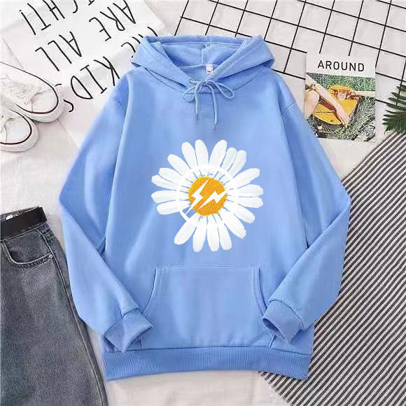 Women's hoodie with floral design Chic & Stil