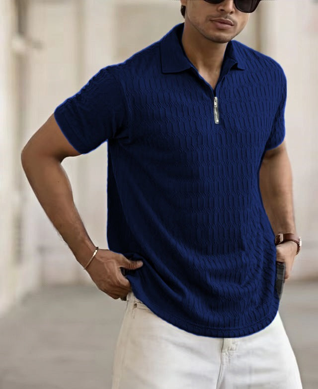 Men's Chic Structured Polo and Style