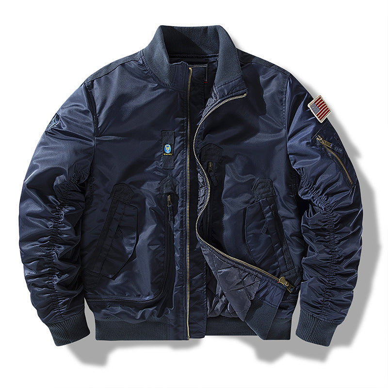 Men's bomber jacket with technical details and practical pockets Lune London